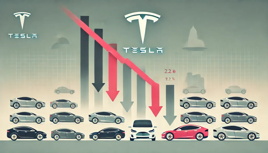 Tesla ve una caída del 13,7 % en ventas en Europa en 2024