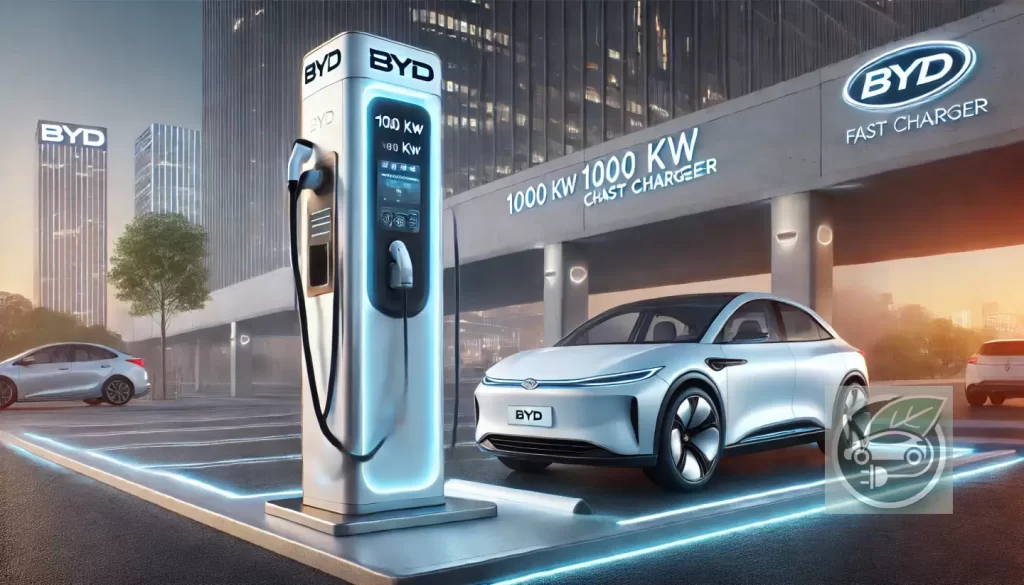 BYD presenta un nuevo cargador ultrarrápido para vehículos eléctricos con hasta 1000 kW