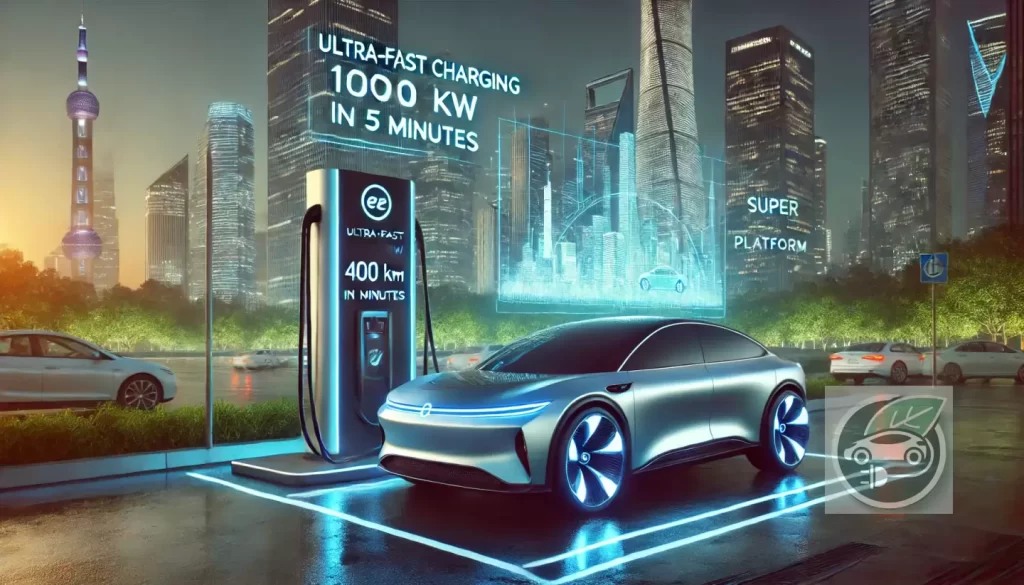 Super E-Platform' de 1.000 V capaz de cargar rápidamente 400 km en 5 minutos